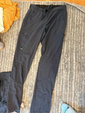 Grey's Anatomy Black Straight-Leg Scrub Pants
